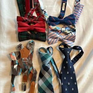 Lot of ties and bow ties. 12.00 for all